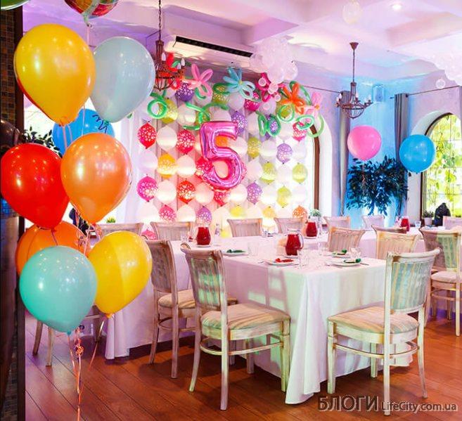 Пятёрка идей по украшению детского праздника воздушными шарами