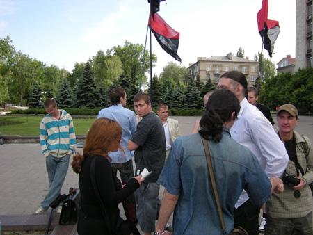 Донецкие студенты борятся за свои права малыми силами