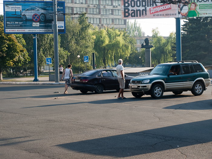Авария на пересечении Металлургов и Ленина — следствие неработающих светофоров. ФОТО