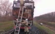 В Черкасской области в пассажирском поезде «Одесса-Киев» загорелся локомотив 