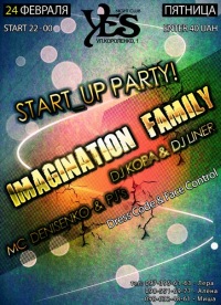 YES club & L.A.M. 24 ФЕВРАЛЯ START_UP PARTY!