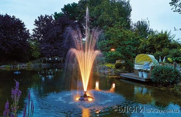 Подсветка для садовых фонтанов своими руками