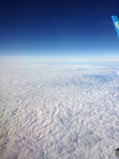 Пролетая выше неба на самолёте