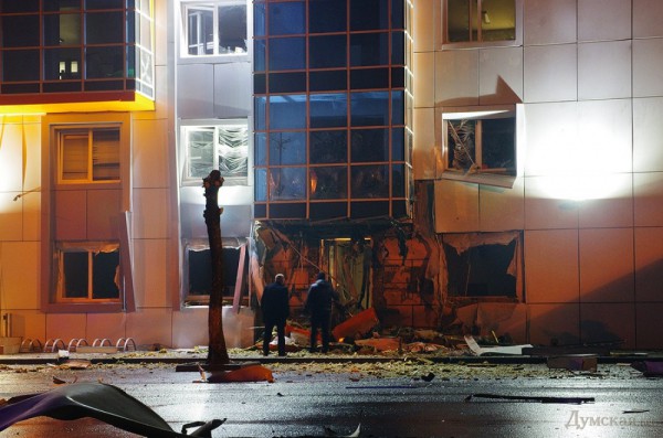 В Одессе возле офиса партии "Самопомощь" произошел взрыв