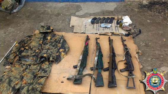 В Донецкой области сотрудниками милиции был изъят арсенал оружия