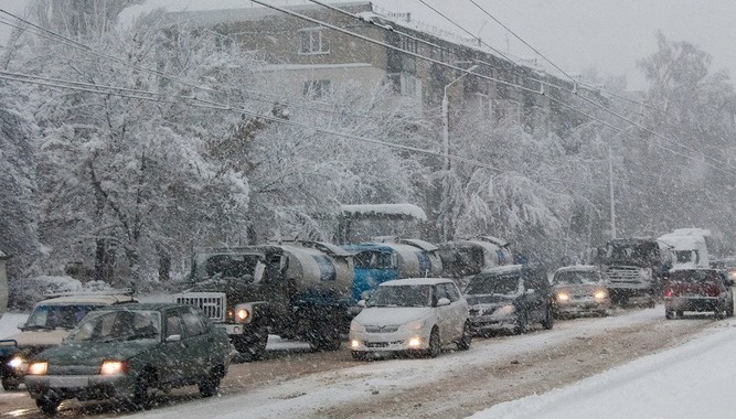 В ночь на 2 декабря в Харькове выпало пол месячной нормы осадков