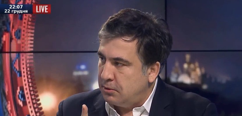 Саакашвили дал интервью по поводу скандала с Яценюком и Аваковым 