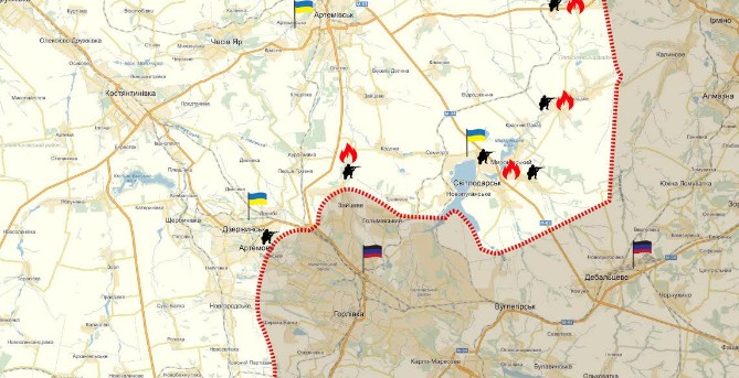 Днепровский волонтер:  украинским войскам до Дебальцево осталось 5 км