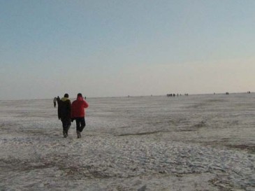 По Азовскому морю можно пешком пройтись до России