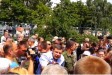 В Донецке митинг: боевиков обвиняют в провокациях обстрелов
