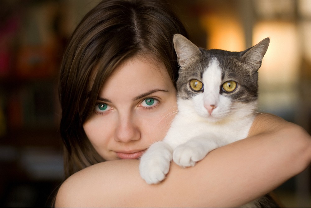 Дама с котячкой | Фотогалерея, Мариуполь